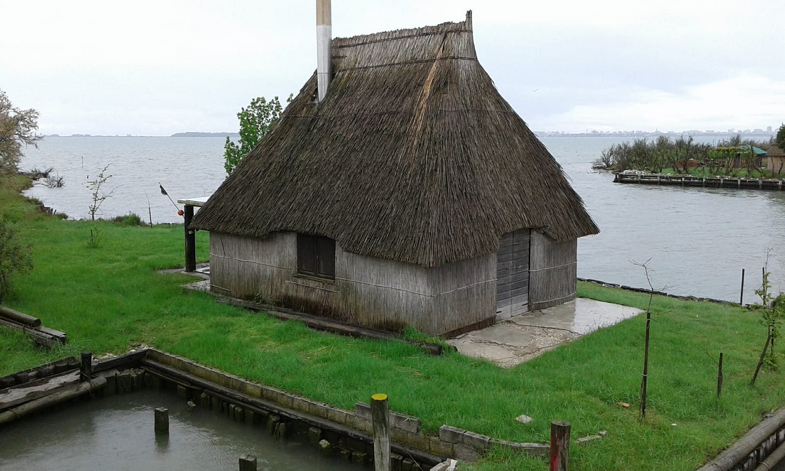 Casoni, the characteristic huts used by fishermen